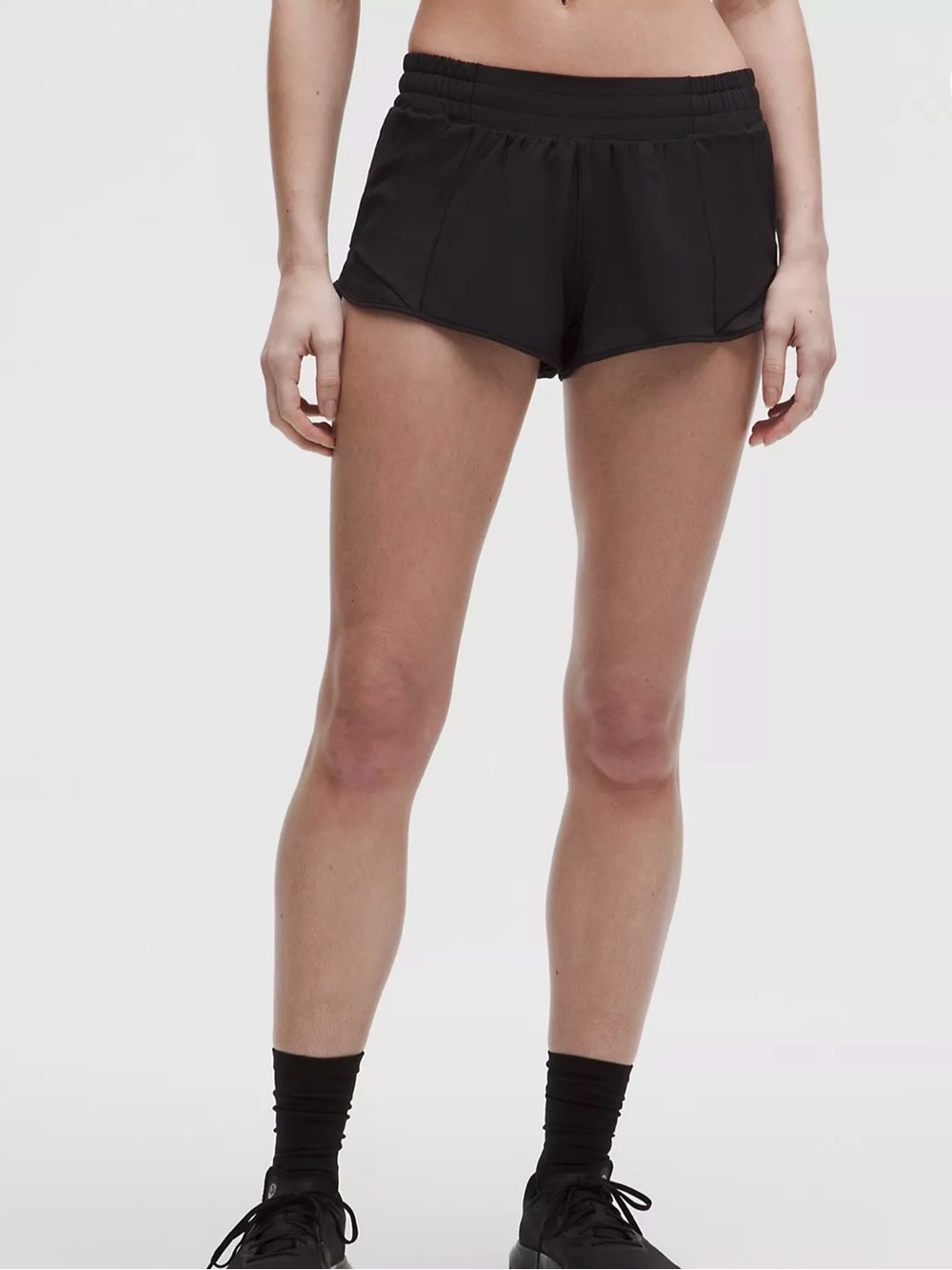 Lululemon speed up Black Women's Athletic Shorts - Classic Performance